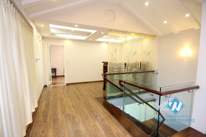Modern garden house with furnished, 2 bedrooms for rent in Tay Ho area.